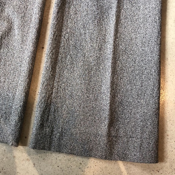 Burberry Marled Grey Stretch-Wool Flared Trousers - Picture 4 of 10